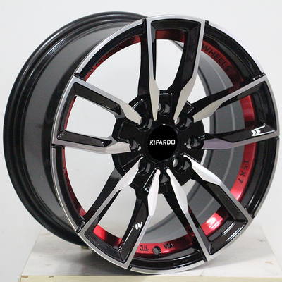 Kipardo rims 14 15 16 inch 4 5 8 10 hole red alloy car wheel