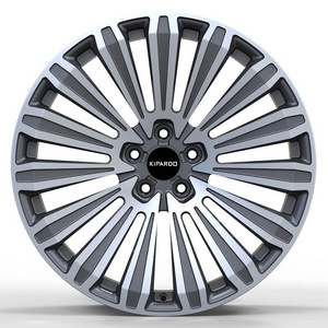 KIPARDO 18 inch 5x114.3 silver gloss black alloy aluminum wheels car rims