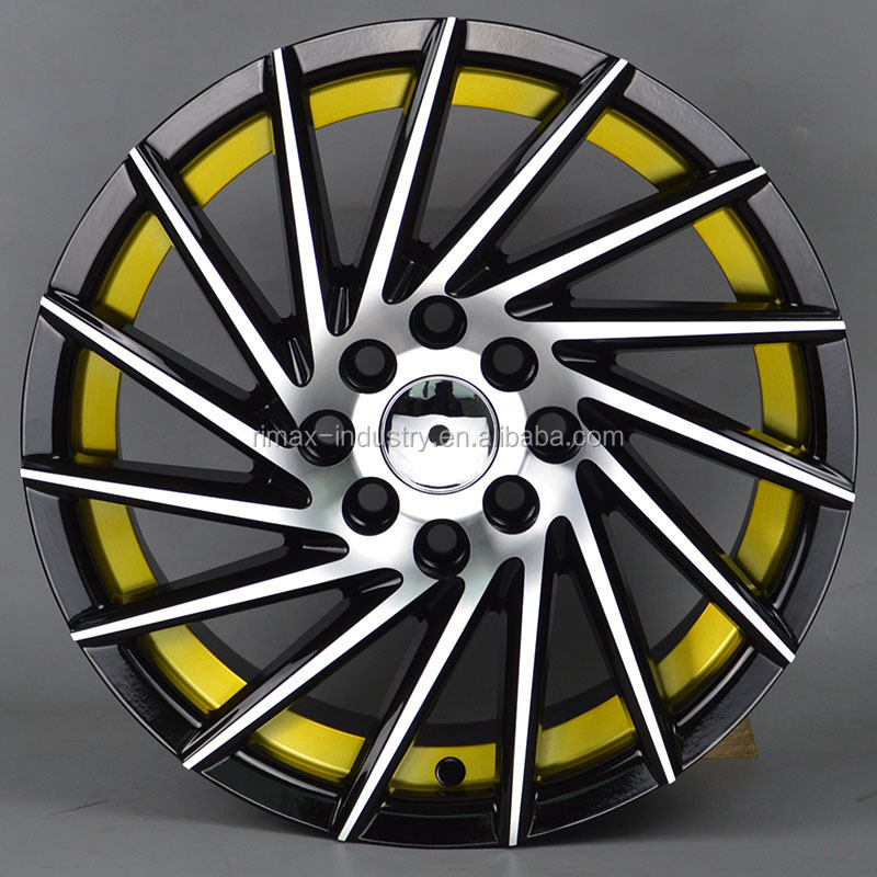 roda llantas aros para autos 14 15 16 rines 17 pulgadas 4 huecos 4x100 5x100 4x114.3 5x114.3 aftermarket car alloy wheels