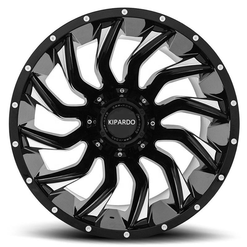 KIPARDO 20x12 20x10 22x10 22x12 deep lip offroad car aluminum alloy rim JWL/VIA/TUV/TS16949 for f150 JEEP WRANGLER