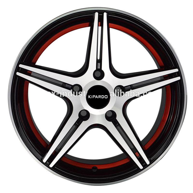 roda llantas aros para autos 14 15 16 rines 17 pulgadas 4 huecos 4x100 5x100 4x114.3 5x114.3 aftermarket car alloy wheels