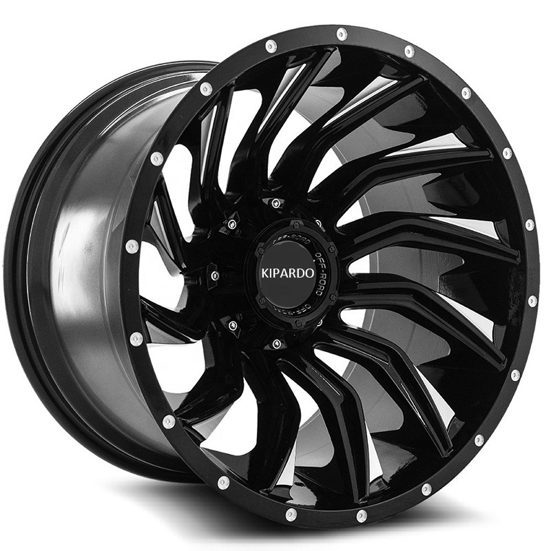 KIPARDO 20x12 20x10 22x10 22x12 deep lip offroad car aluminum alloy rim JWL/VIA/TUV/TS16949 for f150 JEEP WRANGLER