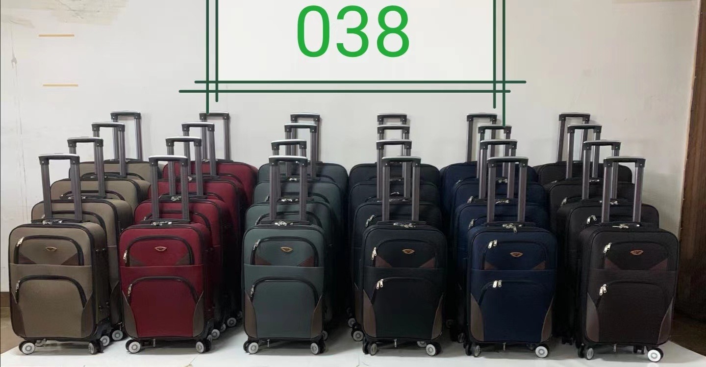 Hot sale waterproof nylon material aluminum trolley bags with removable wheels OEM Sets travel luggage