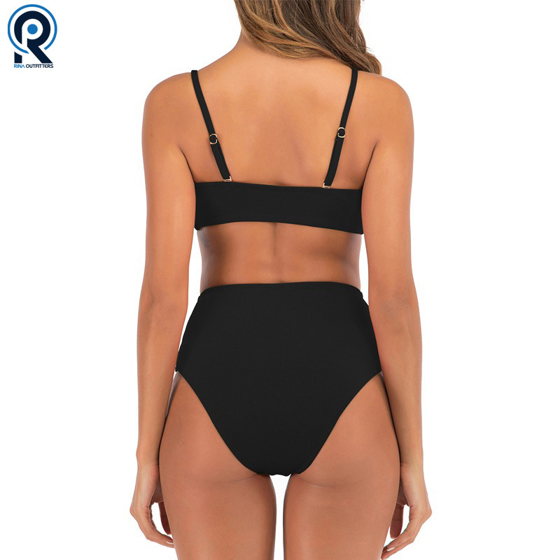 Hot Sale100% nylon sexy bikini swimwear for adult women two pieces swimsuit Beach Wear Women Sexy Casual Three Color Bikinis