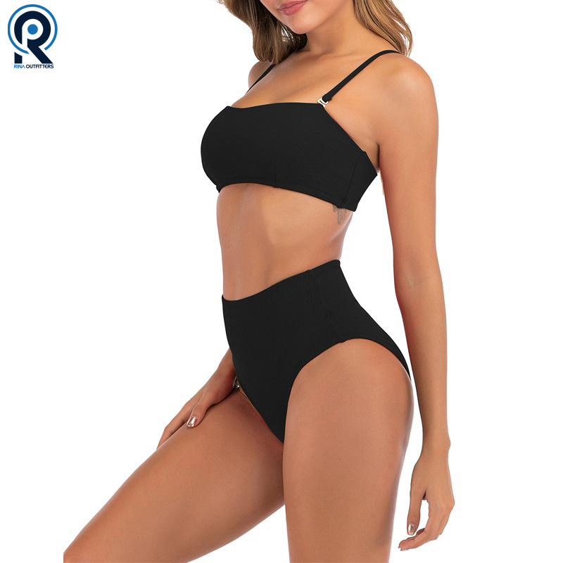 Hot Sale100% nylon sexy bikini swimwear for adult women two pieces swimsuit Beach Wear Women Sexy Casual Three Color Bikinis