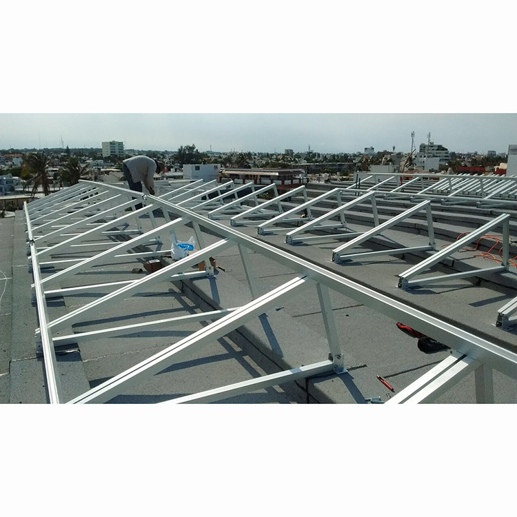 Wholesale Tripod Flat Roof Solar Mounting Adjustable 5-60 Degrees Lightweight Easy Install Pre-assembled Saves Time and Labor