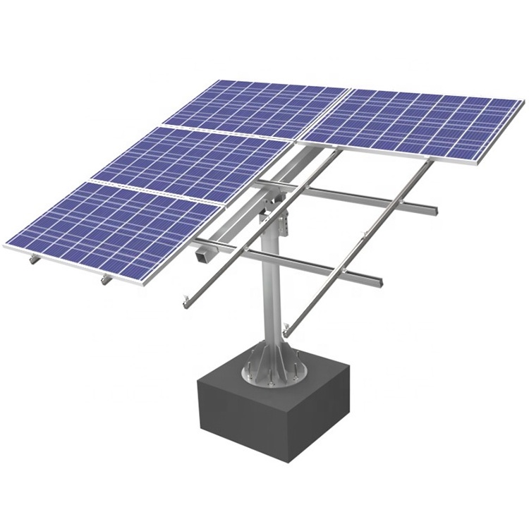 Wholesale Home Solar Ground Mount System Single Pole OF Solar Panel Ground Mounting Rotator Stand