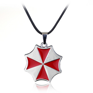 new fashion movie Umbrella Corporation logo long Necklace Pendant for men and women Factory outlet