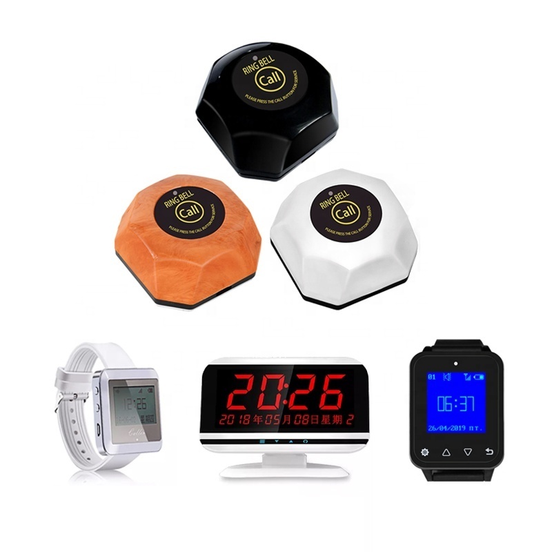 RINGBELL HB-1Pager Button Smart Restaurant Queue Management Calling System Wireless Waiter Call System