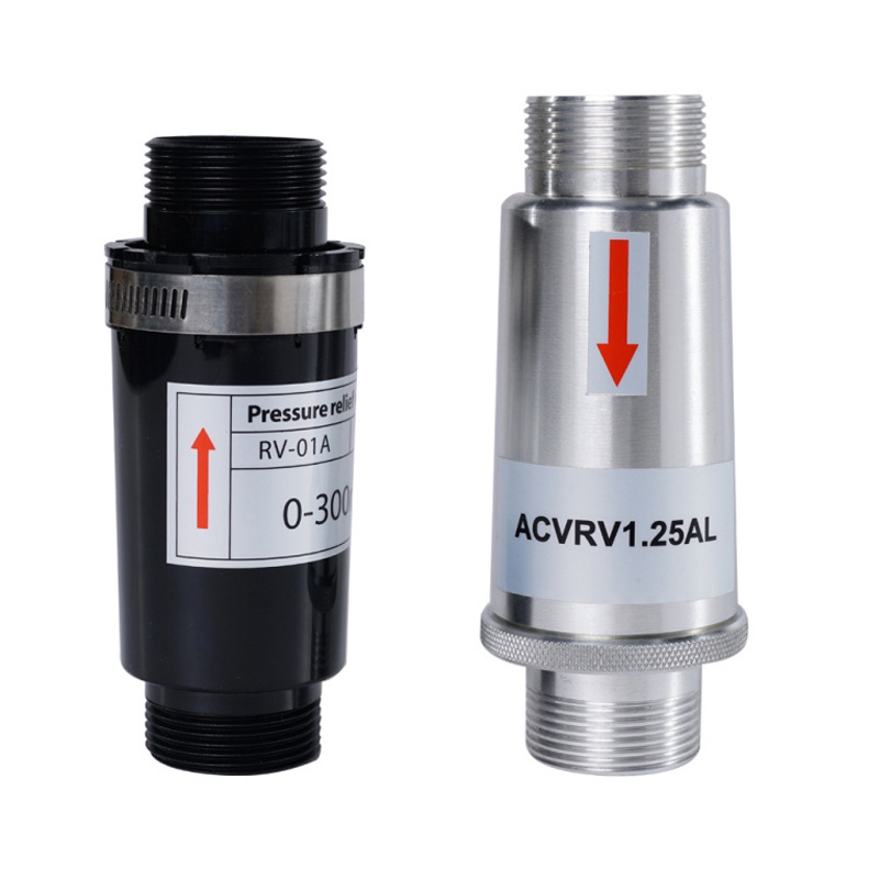 Custom Made CNC 1-1/4'' High Pressure Relief valve For Vortex Air Pump Aeration Blowers