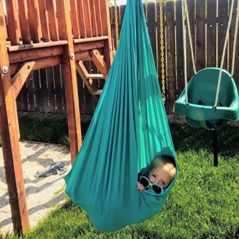 Ring camp best seller aerial yoga hammock set Autism and Sensory Integration Special Needs Sensory Cuddle Swing Hammock