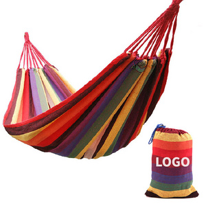 Ring camp Hot selling Double Hanging Nylon Wholesale garden portable outdoor camping canvas hammock chair swing