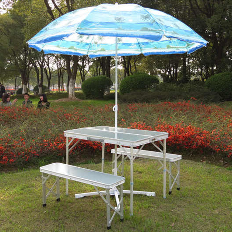 RING CAMP Factory Direct Outdoor Plastic Folding Tables for Events Folding Chair Camping Folding Table And Chairs Set