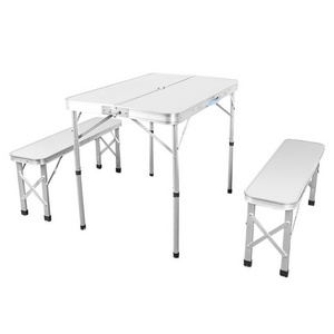 RING CAMP Factory Direct Outdoor Plastic Folding Tables for Events Folding Chair Camping Folding Table And Chairs Set