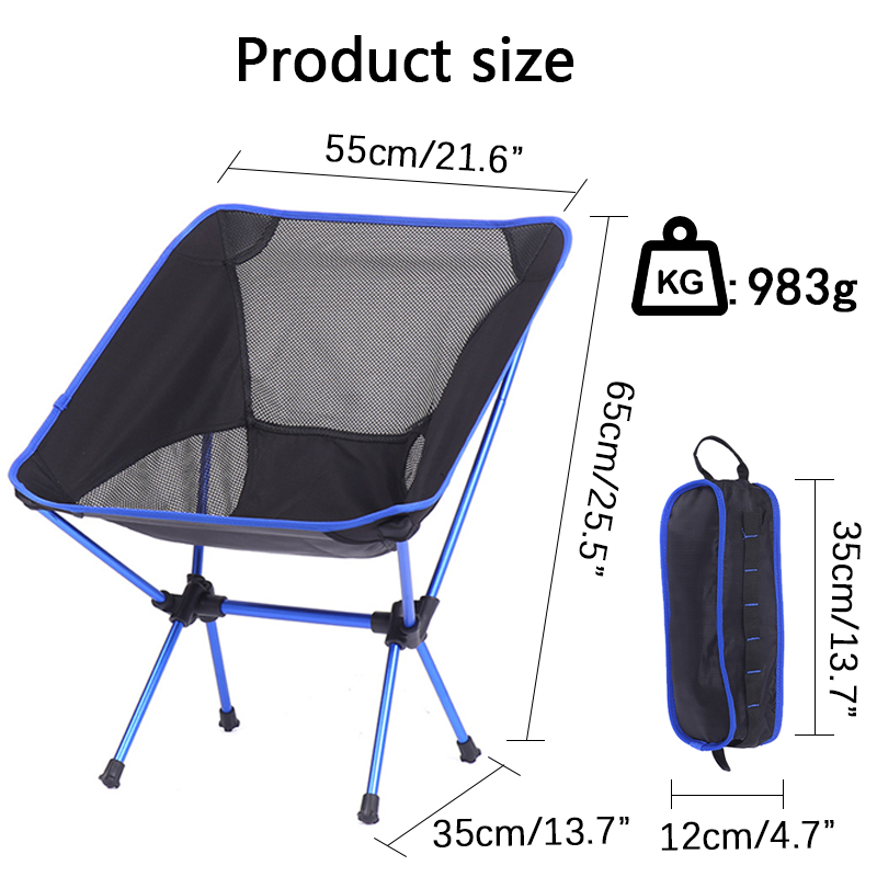 Ring Camp 2023 Oversized Large Folding Moon Chair Camping Foldable Chair Aluminum Chair Outdoor