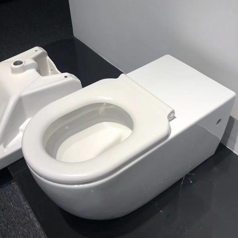 Dual Flush Toilet Ceramic one Piece water closet pan portable wc slow seat wash closet low sanitary east chair for change room