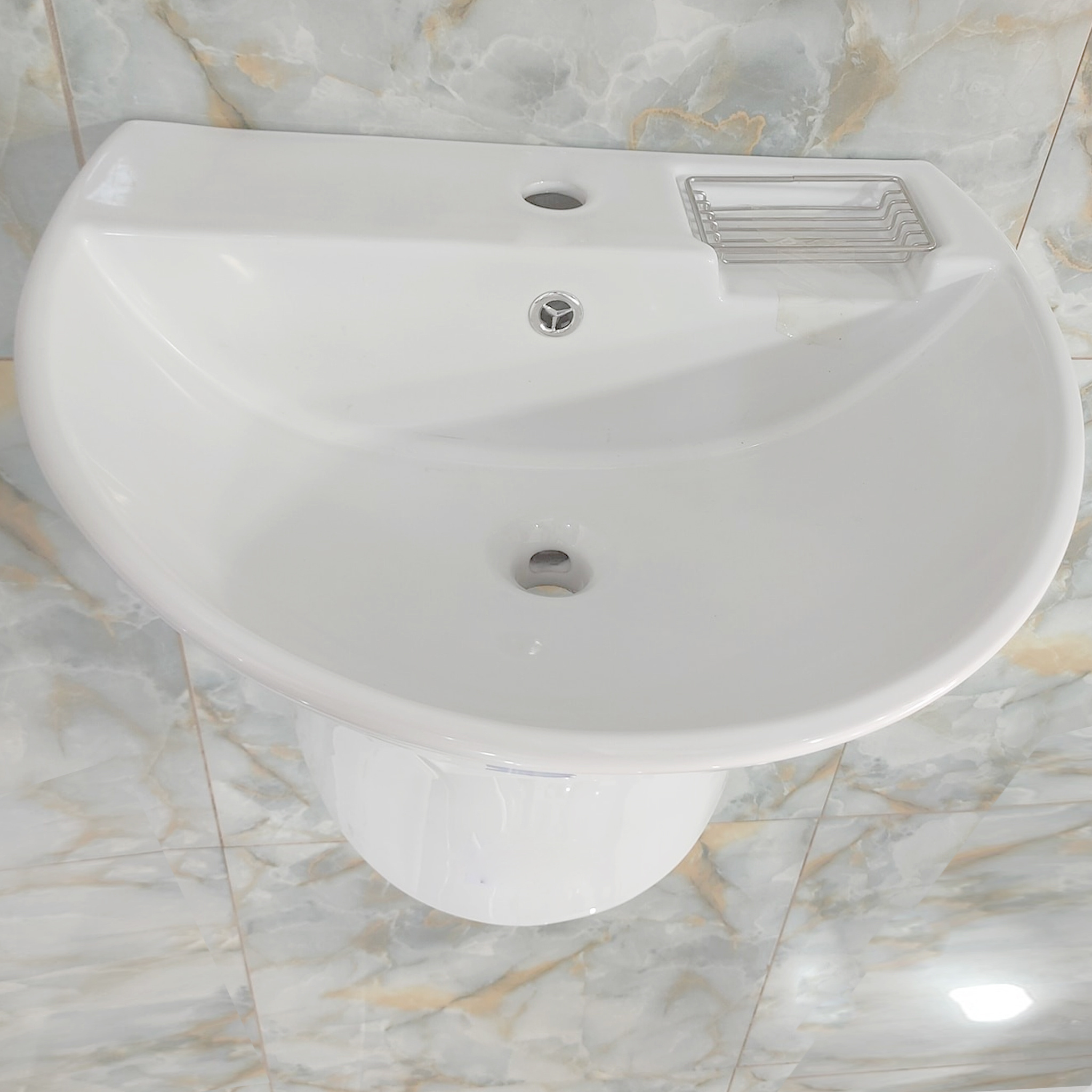 shampoo Vessel sanitary complete bathroom vasque single tap lavabo  Modern hang lavatory one piece hand sink cabinet and shelf