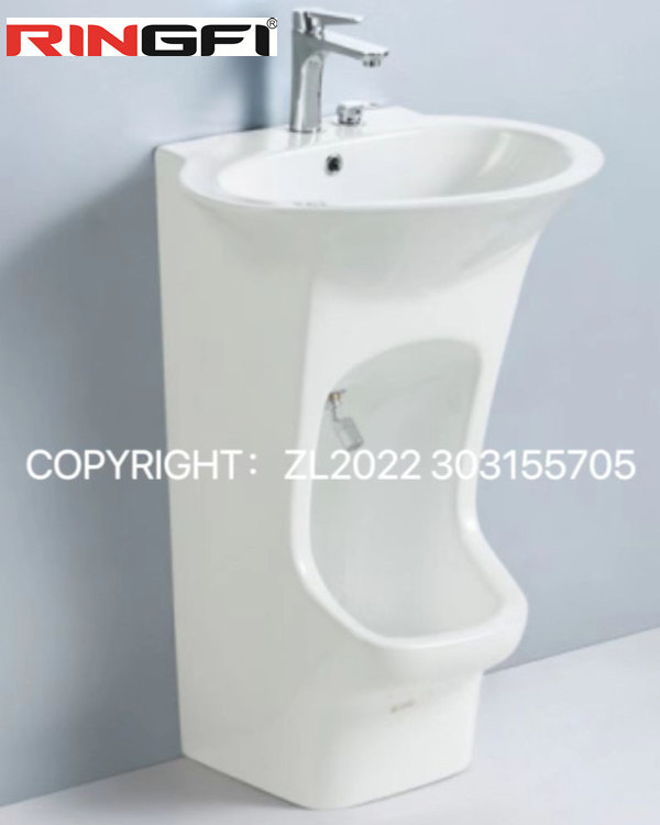 Factory special double deck ceramic lavabo floor mounted ceramic wash basin muslim wudu ablution washing sink wudu foot wash