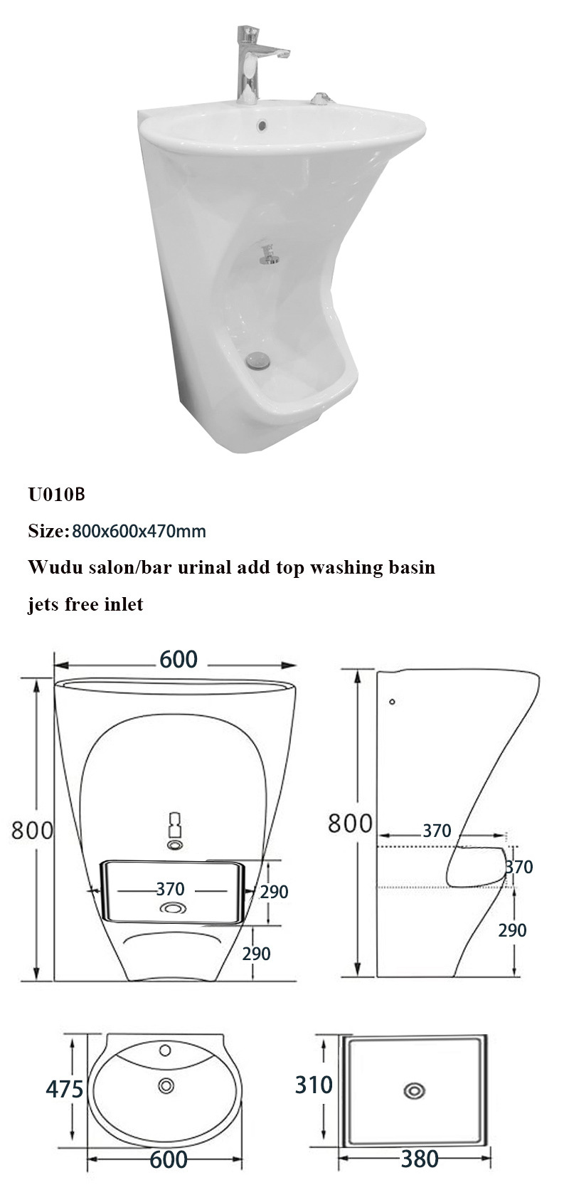 Muslim products wudu mate wash foot bathroom basin foot washer for ablution special double deck ceramic lavabo wudu wash station