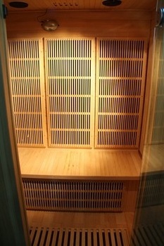 Canadian hemlock 1 person far infrared sauna room with carbon heater for sale