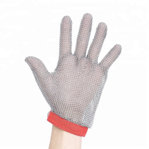 Five-finger stainless steel anti cut steel metal mesh chainmail glove