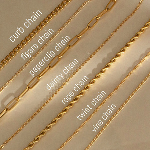 Cuban Link Chain Sterling Silver Necklace plata 925 al por mayor italiana Figaro Rope Paperclip Gold Chain for Men Women