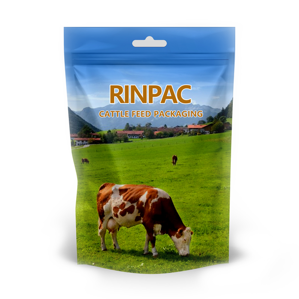 Custom Printed 25kg 50kg Bopp Laminated Plastic Empty Horse Feed Bag 20kg 25kg Deer Cattle Animal Food Feed Packaging Bag