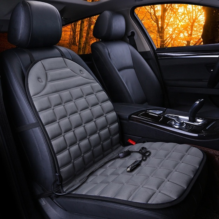 12V Polyester Heated Car Seat Cushion Cover Seat Winter car driver heated seat cushion