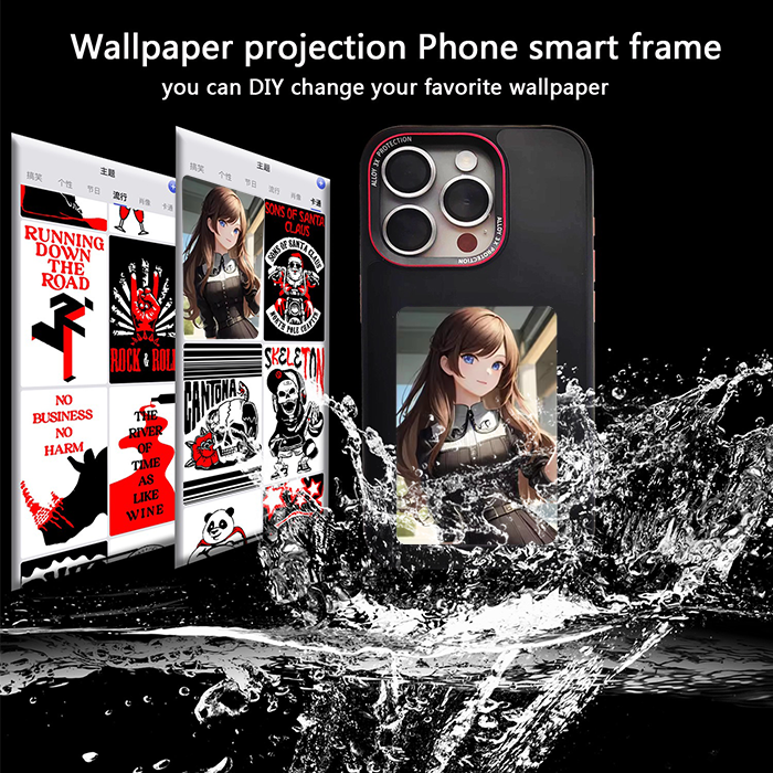 Cheap Custom Pattern Smartphone Case Smart E Ink Screen in bulk Phone Case for iPhone 15 14 13 plus pro max