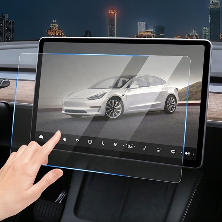 Hot Selling Car Screen Protector  Tempered Glass for Tesla Model 3 Navigator Touch Screen Protector