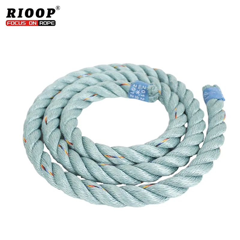 High Stretch Polypropylene/Polyester 8 Strand Boat Ships Used Marine Mooring Rope