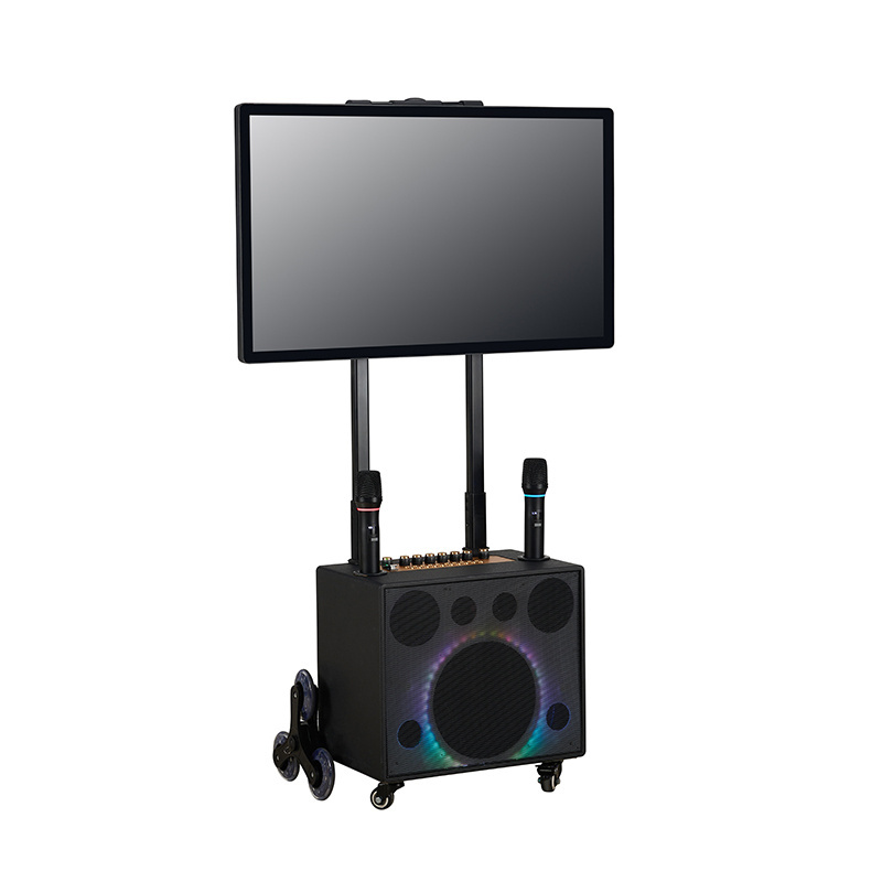 32 Inch Party Karaoke Box All in One Portable Touch Screen TV Wireless Jukebox Speakers with App Store