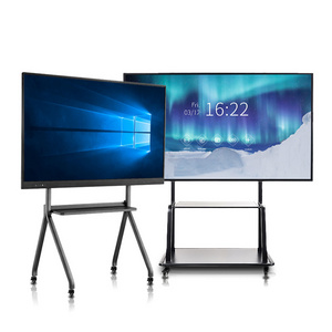 2024 new riotouch 4K android 65 75 86 inch interactive boards touch screen 20 point IR touch panel for school education teaching