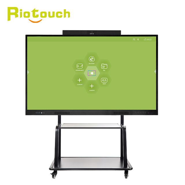 Riotouch 86 inches 4K LED Interactive flat panel touch screen monitor viewboard uhd 4k interactive display