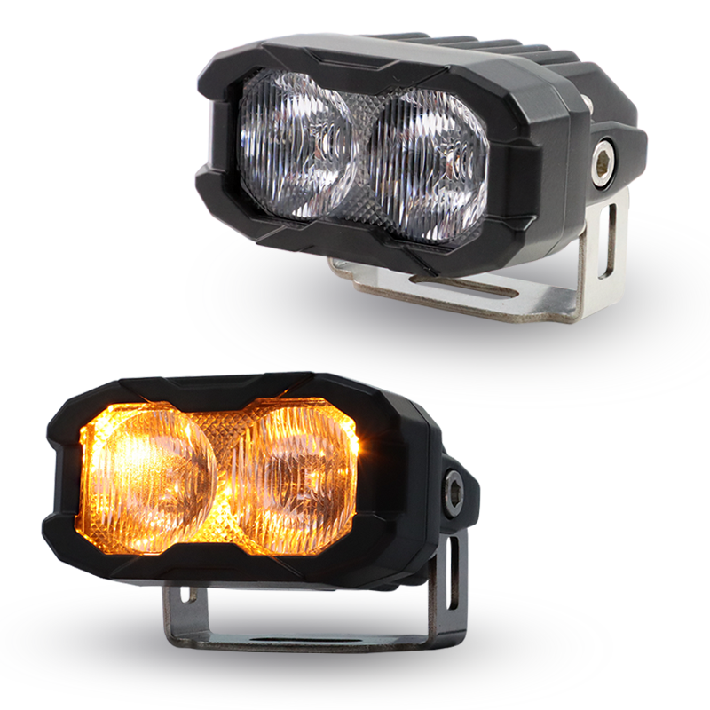 3 inch Small LED Pod Light Amber LED Fog Lights for 4x4 Truck