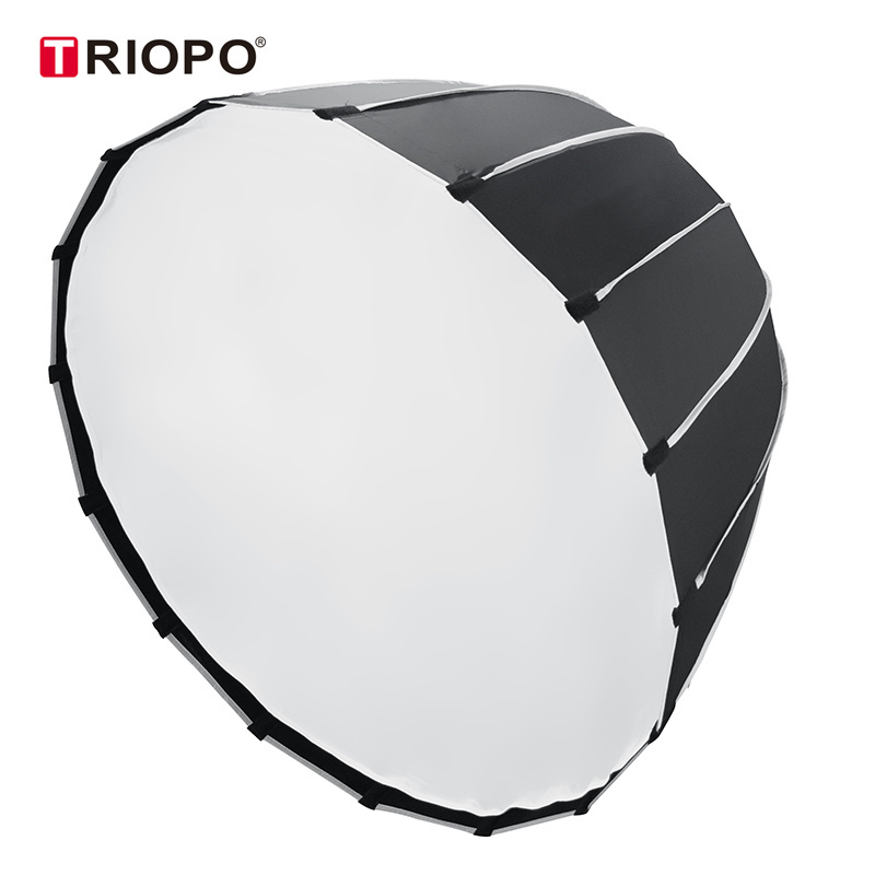 Deep Mouth Parabolic Soft Light Box Diffuser Reflector Umbrella Grille Baorong Fast Loading Live Studio Portrait