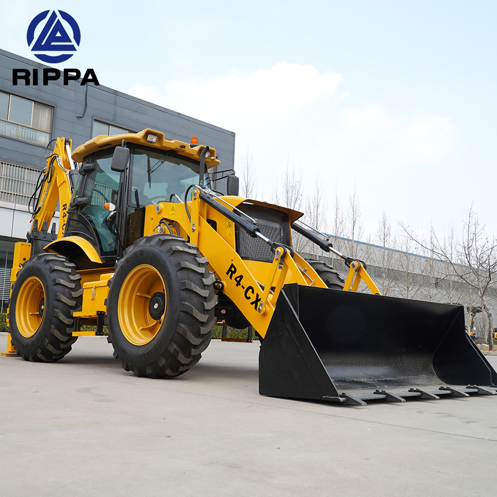 Best Price China Small Retroexcavadora EPA Engine 4x4 Mini Digger Excavator Backhoe Loader For Sale