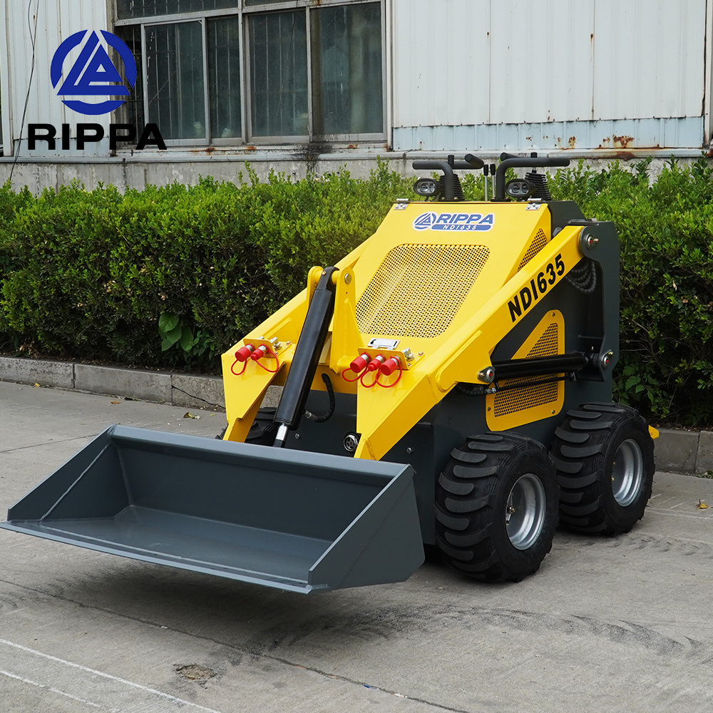 NEW CE Epa Engine Diesel Wheel Crawler Minicargador Skidsteer Mini Skid Steer Loader Attachment with Track Skid Steer