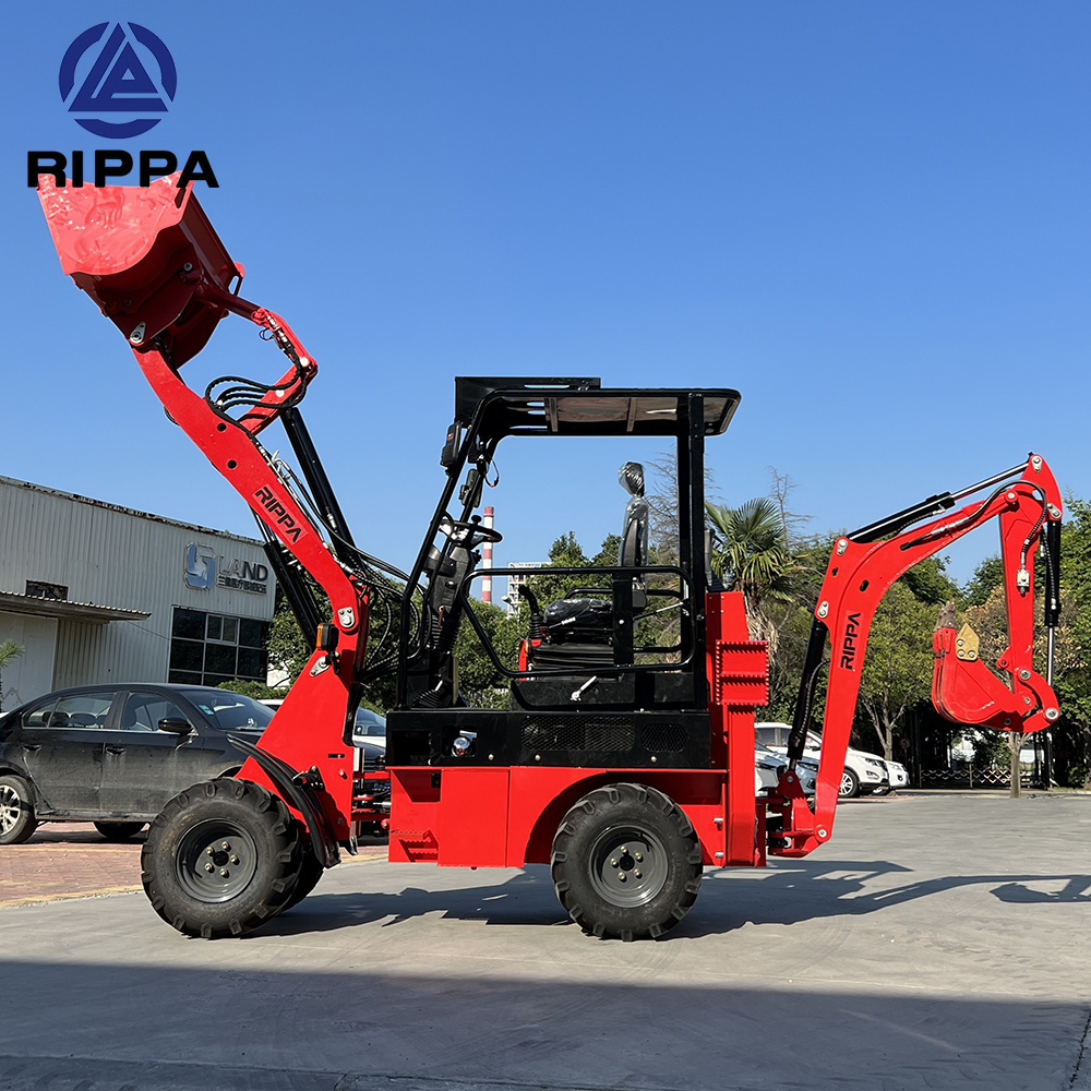 Rippa Factory price Towable Backhoe Loader Mini Backhoe Loader Backhoe