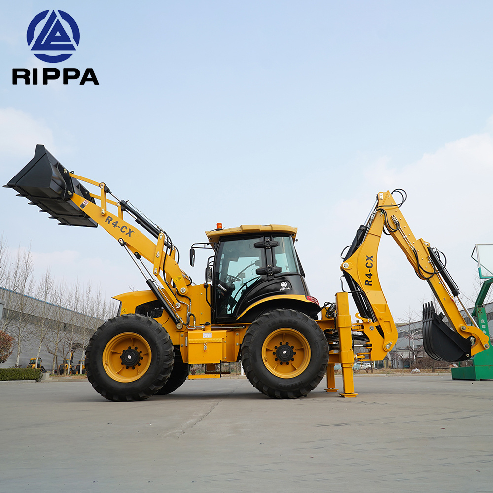 Epa Engine Diesel Wheel New Backhoe Excavator Loader Retroexcavadora Backhoe Loader For Sale