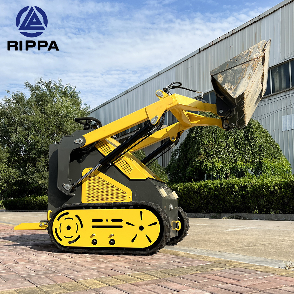 High Efficiency Mini Skid Steer Loader Hydraulic Skidsteer Earth-Moving Machinery Tracked Mini Skid Loaders