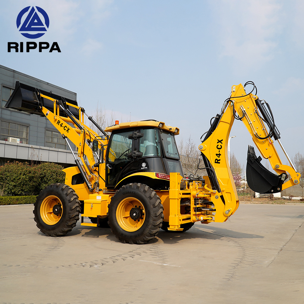 Chinese loader New Backhoe Loader 4x4 Backhoe Price Mini Tractor Front End Compact Backhoe Loader With Excavator