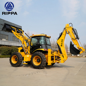 Best Price China Small Retroexcavadora EPA Engine 4x4 Mini Digger Excavator Backhoe Loader For Sale