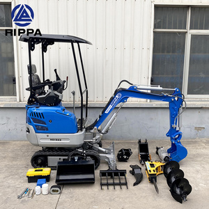 Rippa Mini Excavator Manufacturer excavator micro bagger 1ton electric mini excavator