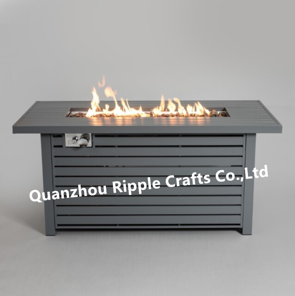 54 inch Pure Iron 50000 BTU Pulse System Outdoor Gas Fire Pit table garden smokeless fire pit outdoor furnture set