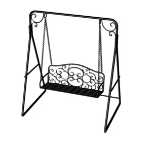 New Design Heavy Duty Metal Outdoor Steel Garden Swings for Adults,Garden Metal Swing