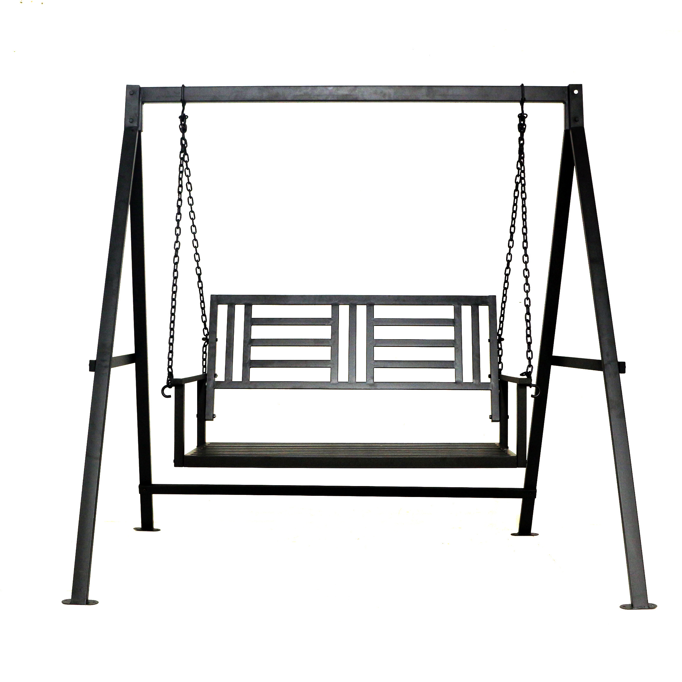 Furniture Patio Swings Double Seat Wrought Iron Outdoor Hanging Swing Chair Indoor Adult Bedroom