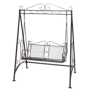 Antique Children Entertainment Patio Swing Chair Outdoor 3 Person Patio Daybed Kids Metal Swing Hanger