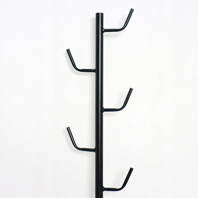 Wholesale FreeStanding Display Hall 3 Coat Holder Wrought Iron Coat Rack for Entryway Living Room