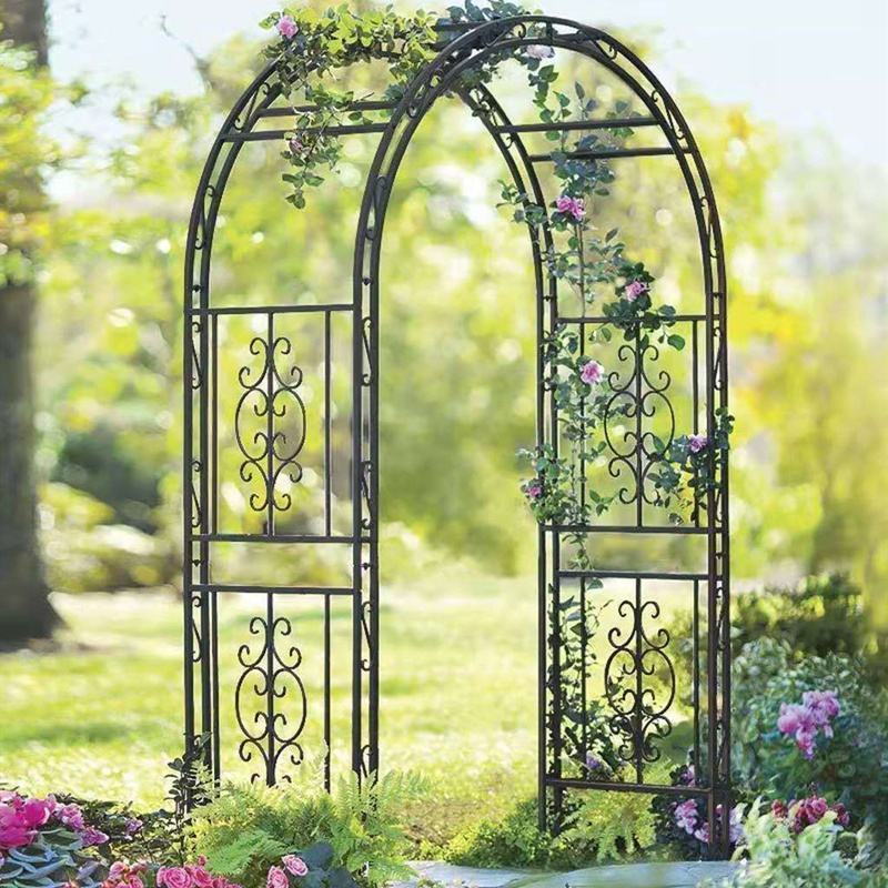 outdoor  gazebo Garden Decoration Iron Flower Arch Garden Craft Metal  iron wrought Garden Arch